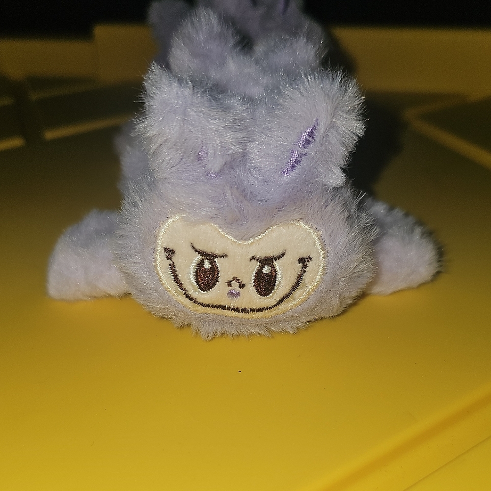 NIB LABUBU INSPIRED Plush Purple Hair Clip